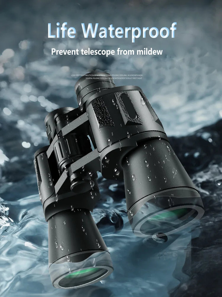 20x50 HD BAK4 Military Binoculars – Long-Range Zoom Telescope for Outdoor Use